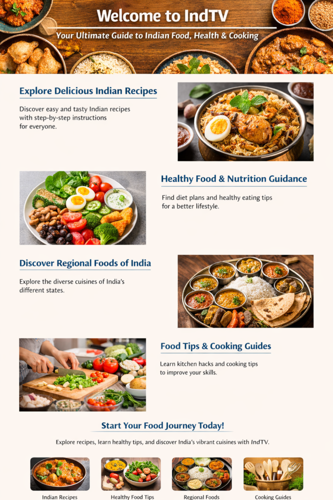 IndTV Homepage Showcasing Indian Cuisine 683x1024