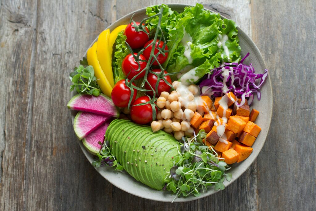 protein rich vegetarian foods healthy plate