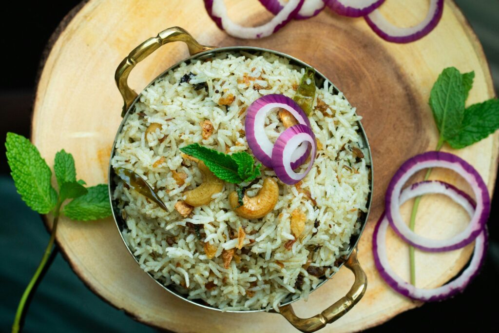 veg pulao recipe quick and easy cooking process in pan