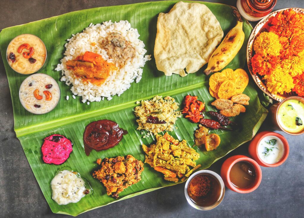 kerala special foods traditional sadya meal