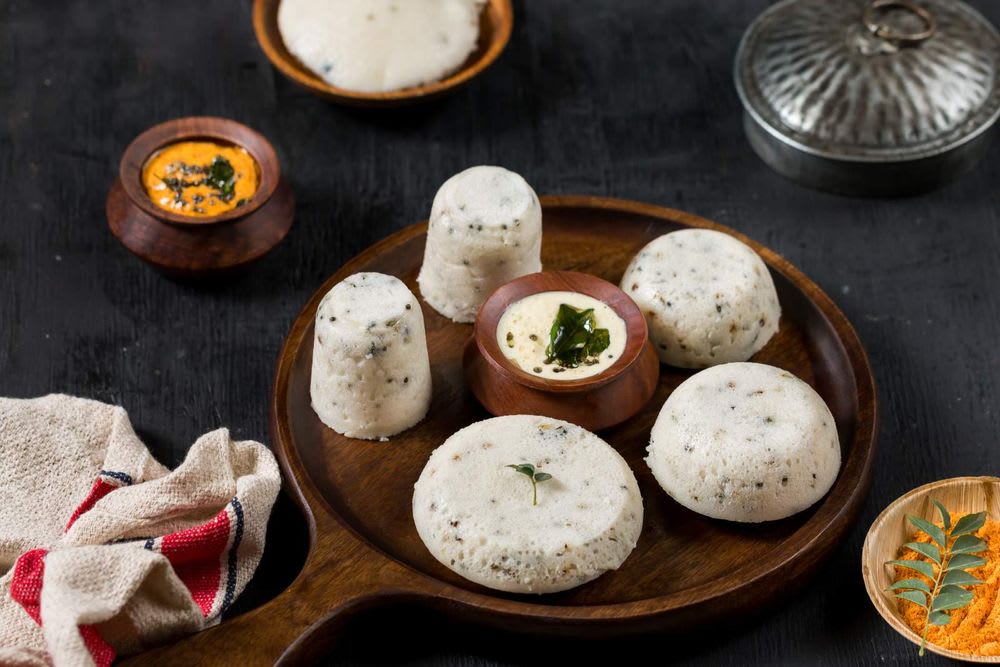 tamil nadu breakfast foods large kanchipuram idlis