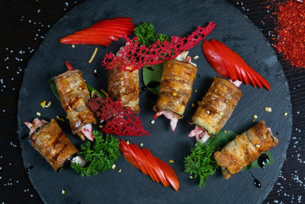 improve taste in cooking presentation