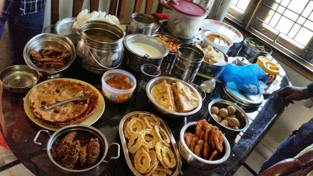 telangana traditional dishes full meal thali