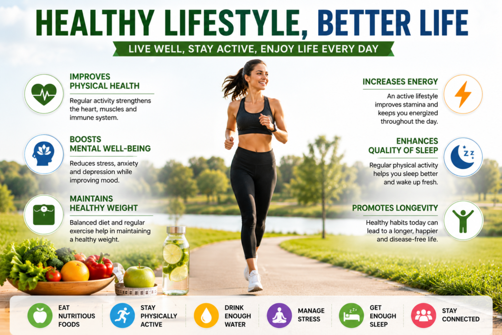 healthy lifestyle benefits active life