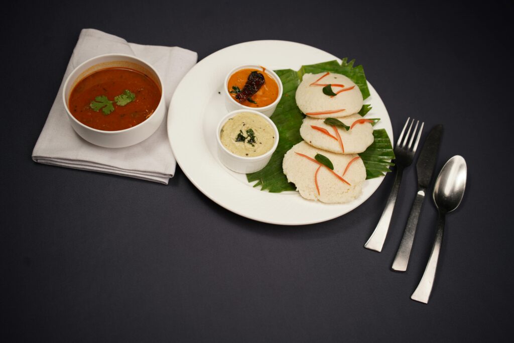 healthy indian breakfast idli dosa poha